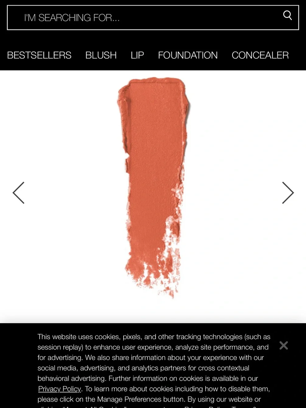 NARS Satin Lipstick 2920 Casablanca – Full Size, With Box